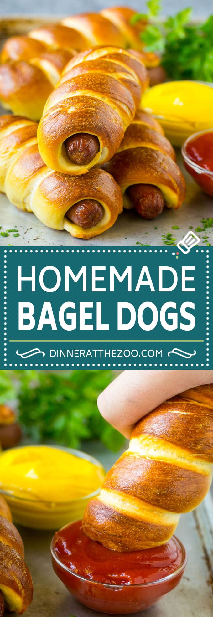 Bagel Dogs Recipe | Hot Dogs #bagel #hotdogs #dinner #lunch #edsug