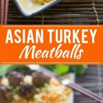 This recipe for asian turkey meatballs with carrot rice is a quick, delicious and healthy dinner for those busy weeknights.