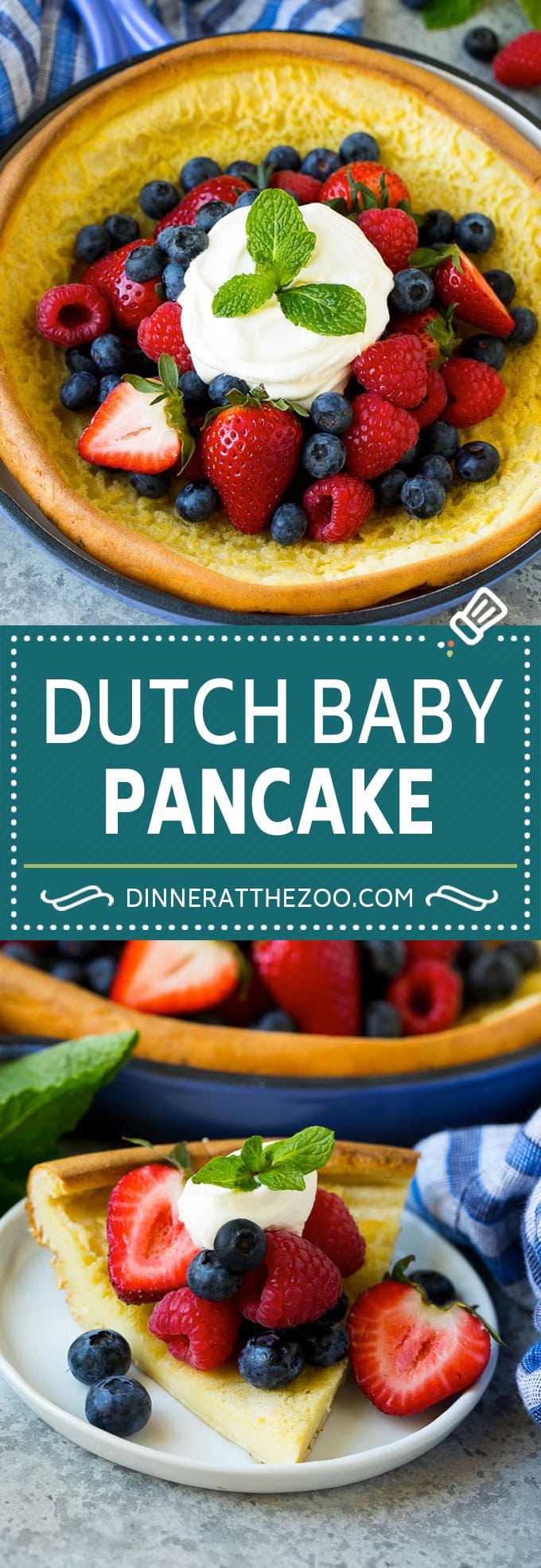 Dutch Baby Pancake Recipe | Puffed Pancake | Skillet Pancake #pancakes #breakfast #brunch #edsug
