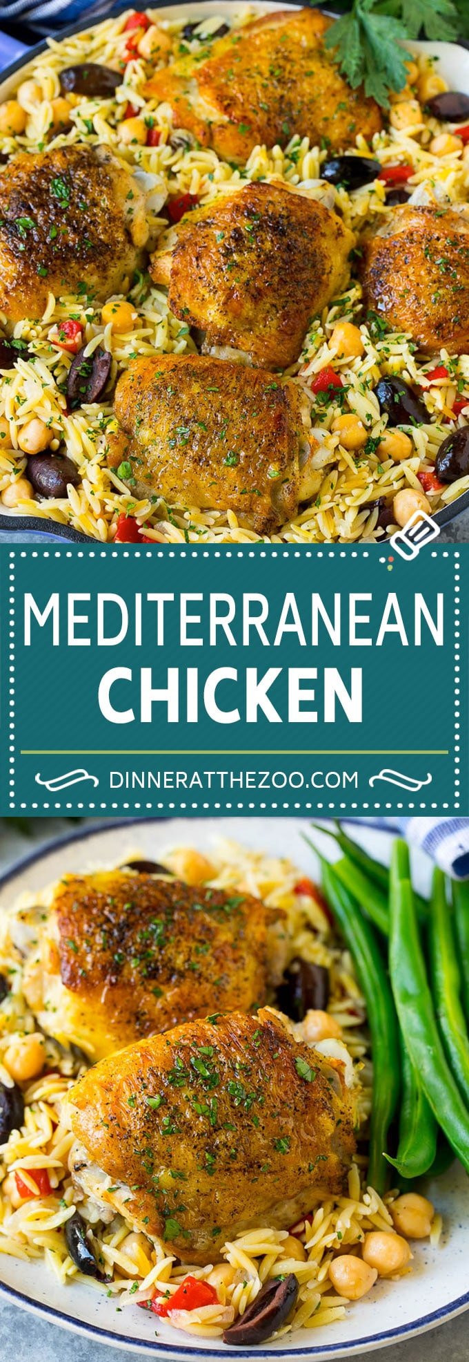 Mediterranean Chicken Recipe | One Pot Chicken #chicken #pasta #healthy #onepot #dinner #edsug