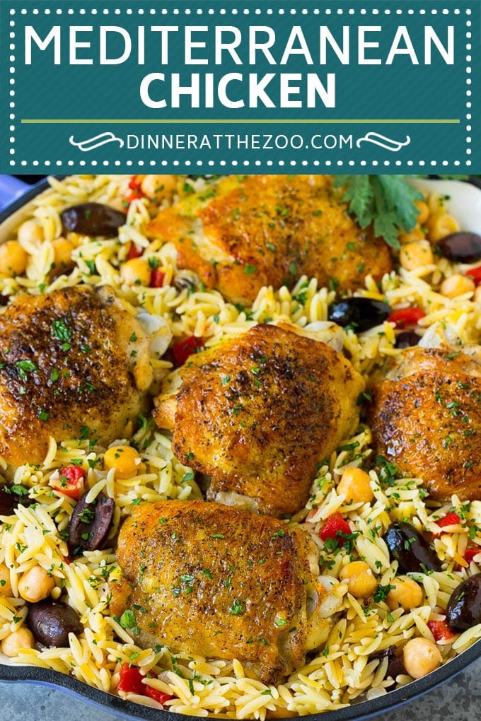 Mediterranean Chicken Recipe | One Pot Chicken #chicken #pasta #healthy #onepot #dinner #edsug