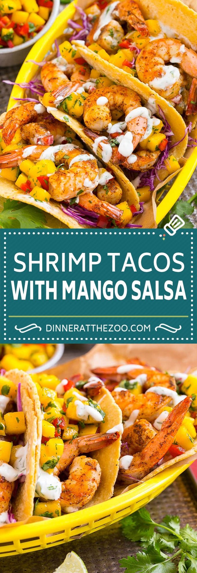 Shrimp Tacos Recipe | Seafood Tacos #shrimp #tacos #mango #tacotuesday #mexican #dinner #edsug