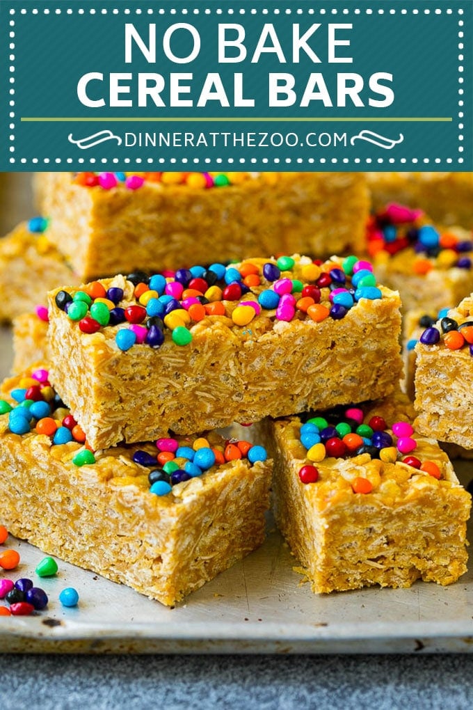 Cereal Bars Recipe | No Bake Bars | Peanut Butter Bars #cereal #breakfast #mealprep #peanutbutter #oatmeal #edsug