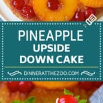 Pineapple Upside Down Cake | Pineapple Cake #cake #pineapple #dessert #cherries #edsug