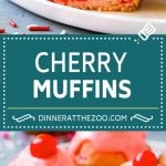 Cherry Muffins Recipe | Maraschino Cherry Muffins #cherries #cherry #muffins #baking #dessert #sweets #edsug
