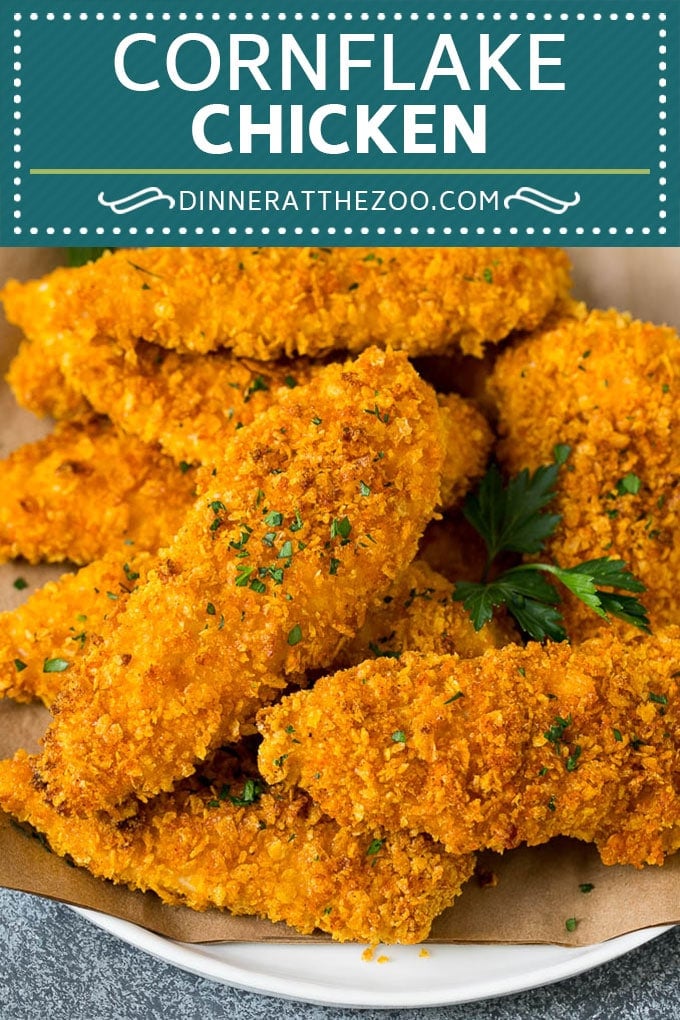 Cornflake Chicken Recipe | Chicken Fingers #chicken #dinner #edsug