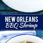 This recipe for New Orleans BBQ shrimp is tender and succulent shrimp cooked in a bold and zesty sauce - full of flavor and easy to make!