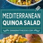 Mediterranean Quinoa Salad Recipe | Healthy Quinoa Salad | Chopped Salad #quinoa #healthy #cleaneating #lunch #dinner #edsug