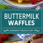 Buttermilk Waffles Recipe | Homemade Waffles #waffles #breakfast #brunch #edsug