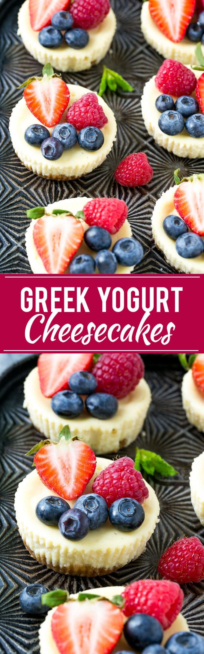 Greek Yogurt Cheesecake Recipe | Mini Cheesecake | Healthy Cheesecake #cheesecake #dessert #baking #strawberries #edsug