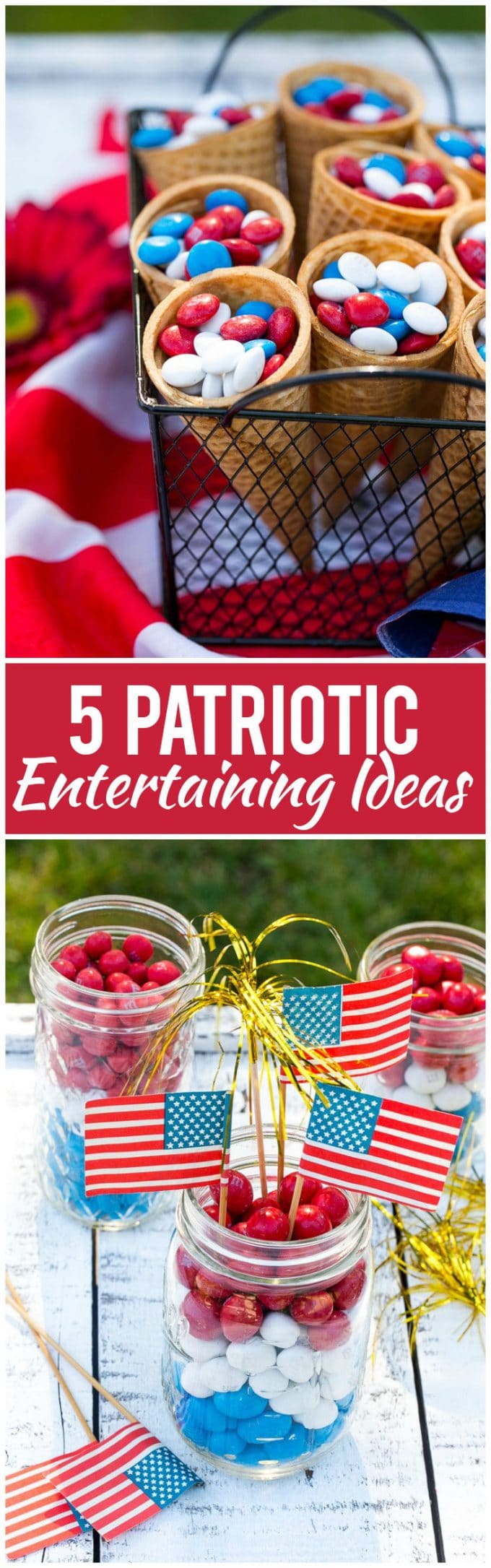 Patriotic Entertaining Ideas #4thofJuly #dessert #edsug #memorialday #patriotic