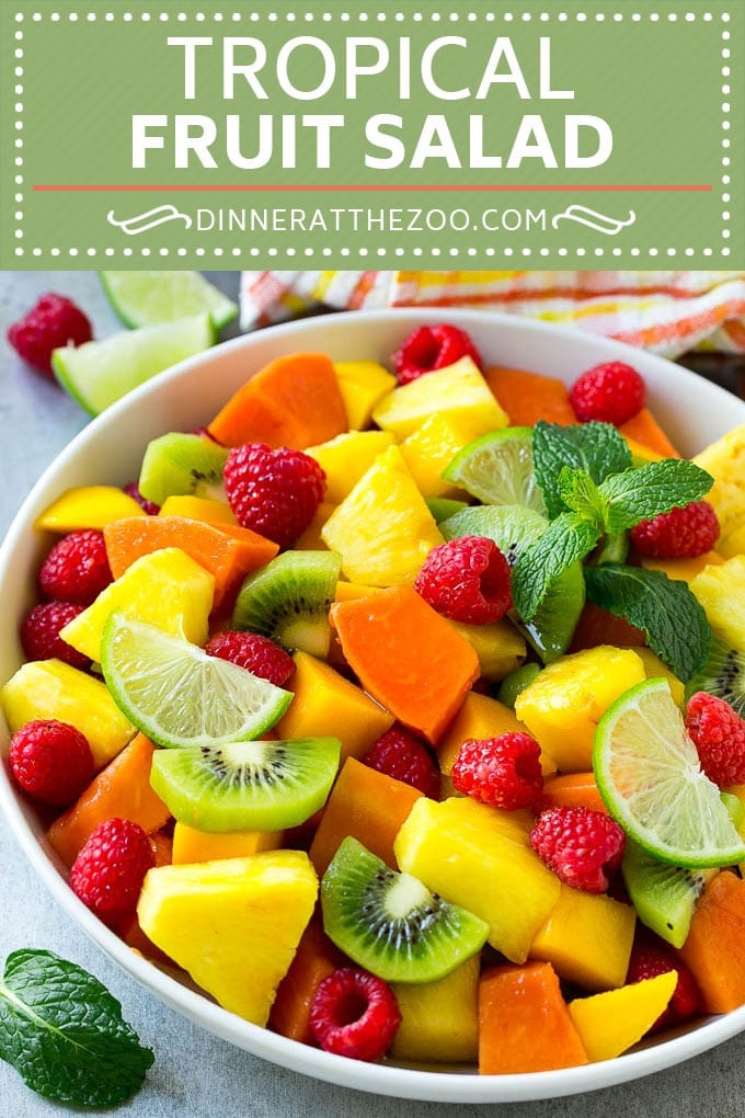 Tropical Fruit Salad Recipe | Easy Fruit Salad | Best Fruit Salad #fruit #salad #edsug #healthy