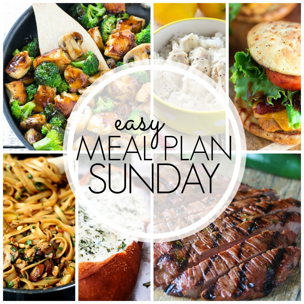 Easy Meal Plan Sunday Week 50