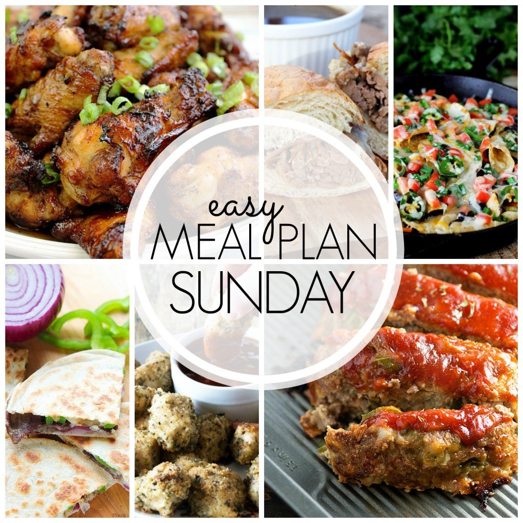 Easy Meal Plan Sunday Week 52