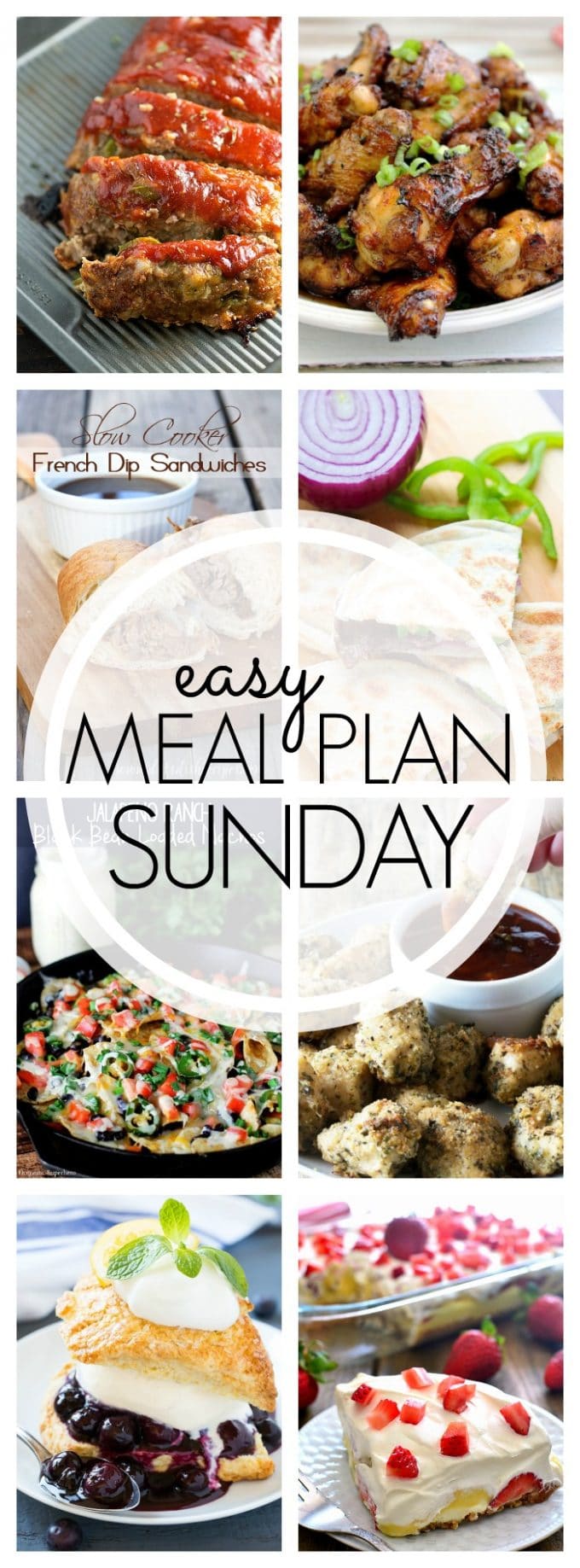 Easy Meal Plan Sunday Week 52
