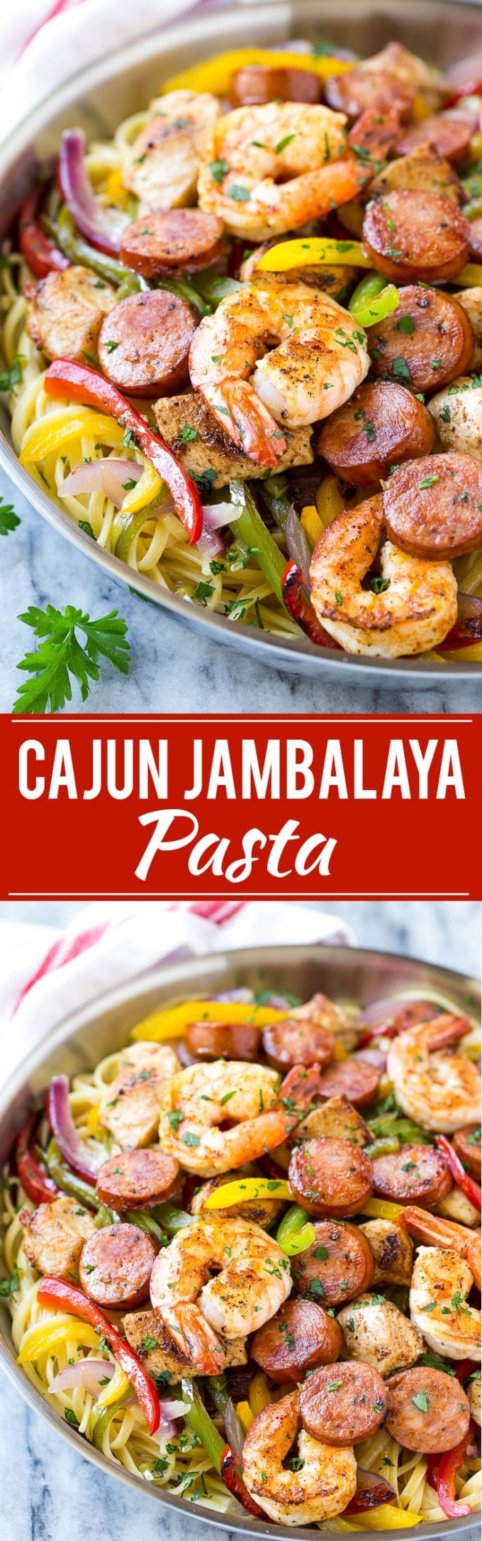 Jambalaya Pasta Recipe | Shrimp Pasta | Sausage Pasta #pasta #sausage #shrimp #cajun #dinner #edsug