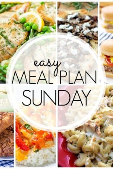 Easy Meal Plan Sunday - Week 54