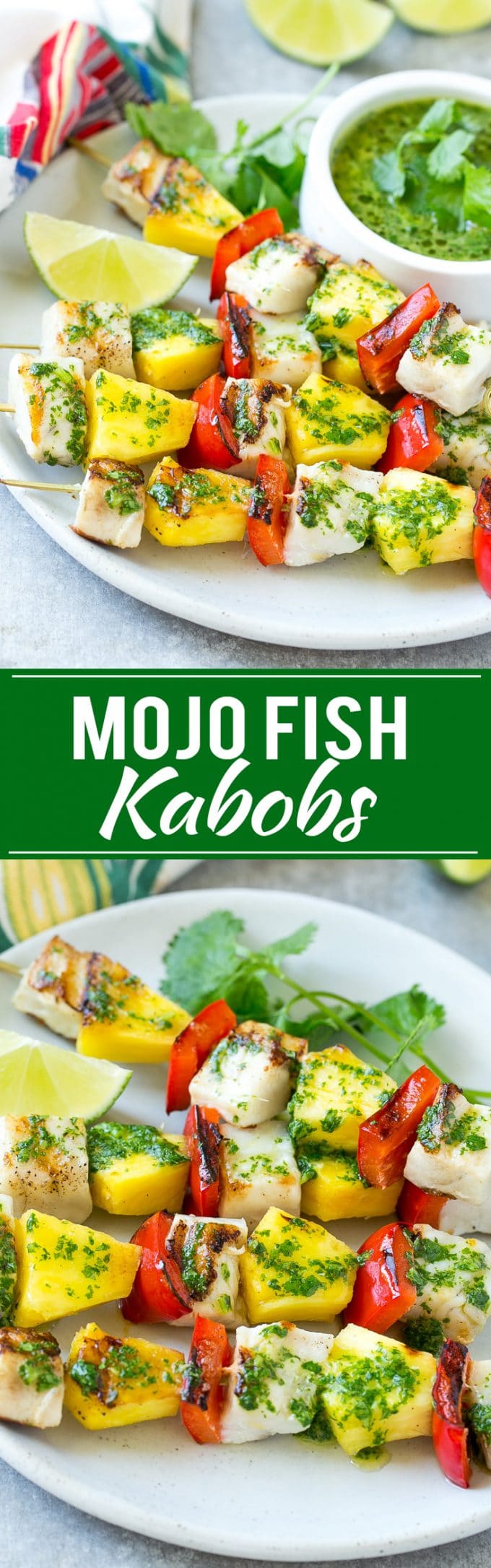 Mojo Fish Kabobs Recipe | Grilled Fish Recipe | Fish Kabobs | Mojo Recipe #kabobs #skewers #grilling #fish #dinner #edsug