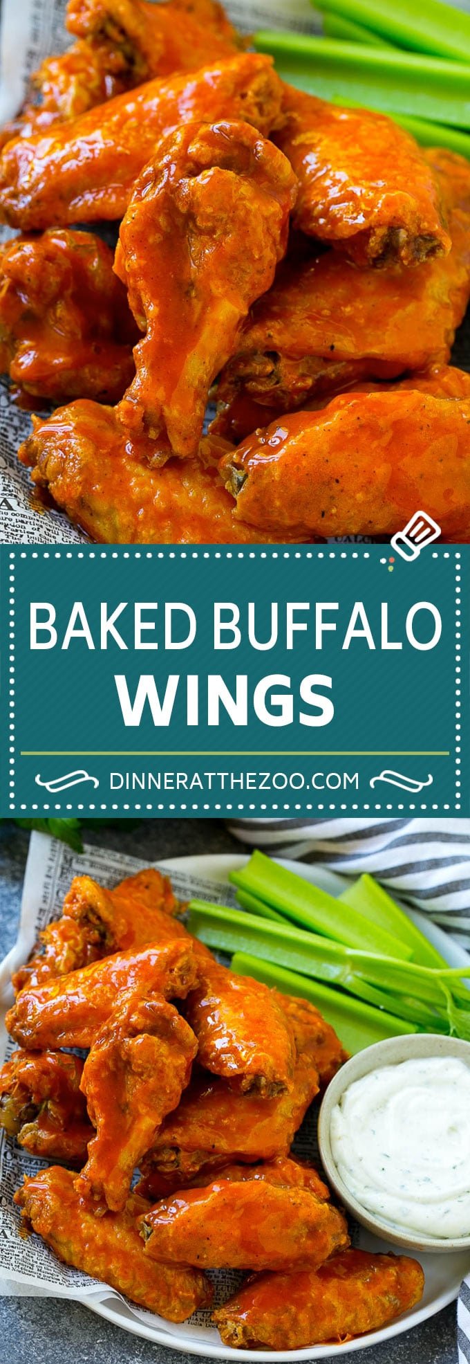 Baked Buffalo Wings Recipe | Buffalo Chicken Wings | Crispy Baked Chicken Wings #chicken #chickenwings #buffalochicken #appetizer #edsug