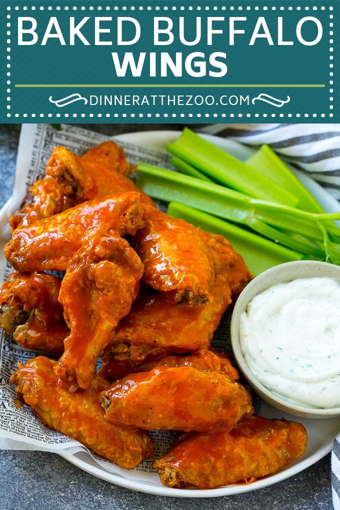 Baked Buffalo Wings Recipe | Buffalo Chicken Wings | Crispy Baked Chicken Wings #chicken #chickenwings #buffalochicken #appetizer #edsug