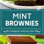 Mint Brownies Recipe | Layered Brownies | Frosted Brownies #brownies #chocolate #frosting #mint #dessert #edsug