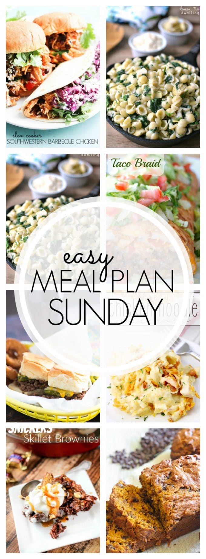 Easy Meal Plan Sunday Week 65