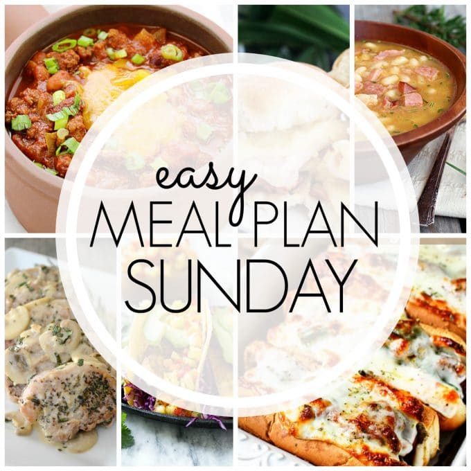 Easy Meal Plan Sunday Week 68