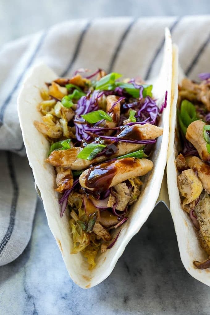 Moo Shu Chicken Recipe | Easy Chicken Recipe | Asian Chicken Recipe | Take Out Recipe | Easy Dinner Recipe #chicken #stirfry #mooshu #dinner #edsug Tortillas filled with stir fried chicken and veggies with eggs and hoisin sauce.