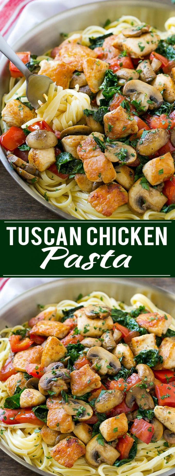 Tuscan Chicken Pasta Recipe | Creamy Chicken Pasta | Pasta Recipe | Easy Dinner Recipe #pasta #dinner #chicken #kale #edsug