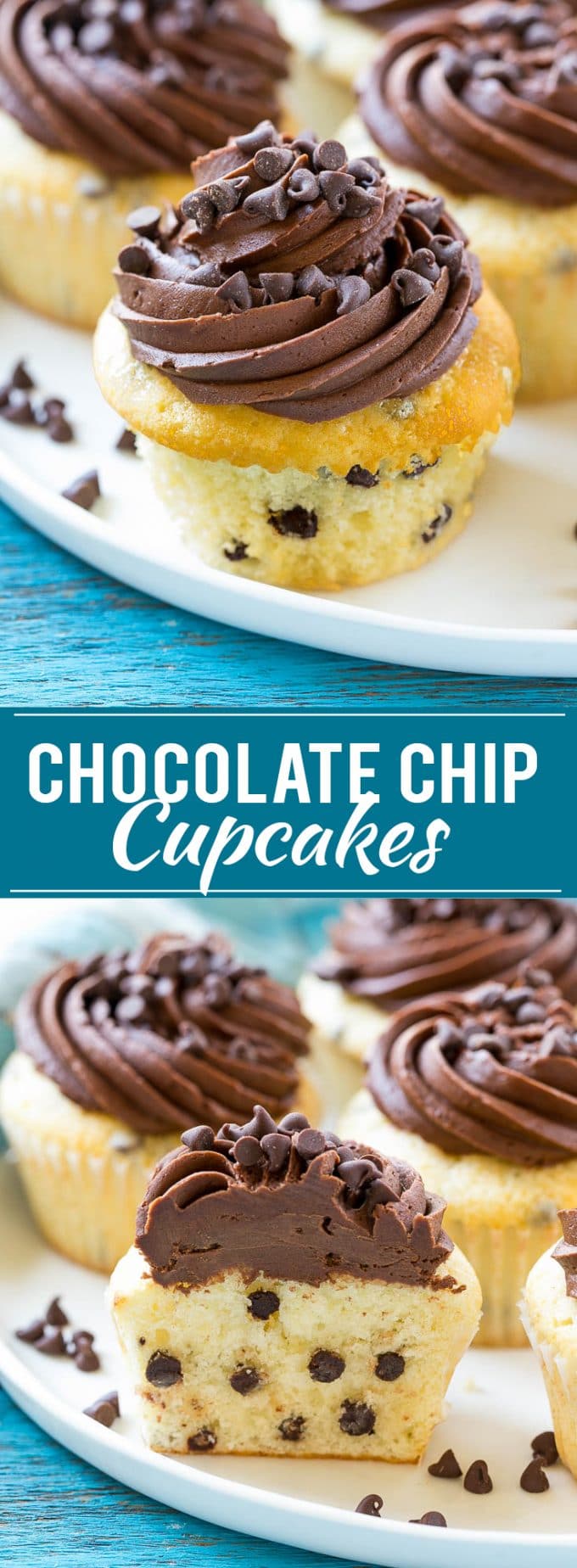 Chocolate Chip Cupcakes Recipe | Cupcake Recipe | Chocolate Chips | Chocolate Frosting | Easy Cupcake Recipe #cupcakes #chocolate #cake #dessert #edsug