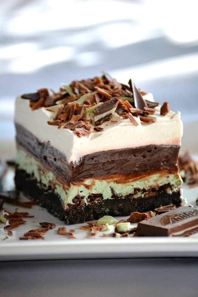 Chocolate Mint Dream Bars