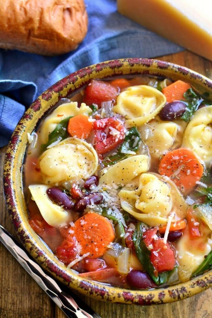 Tortellini Minestrone Soup