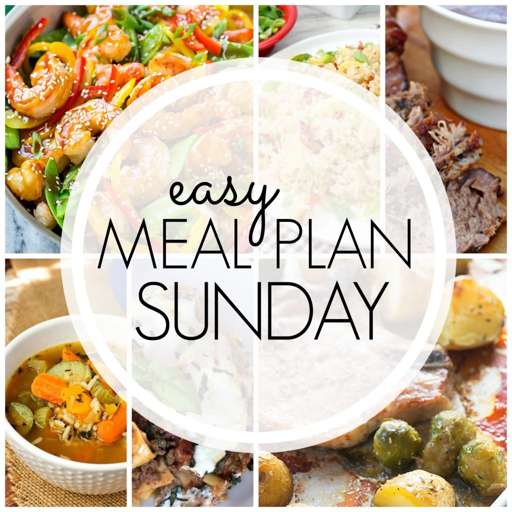 Easy Meal Plan Sunday - Week 76