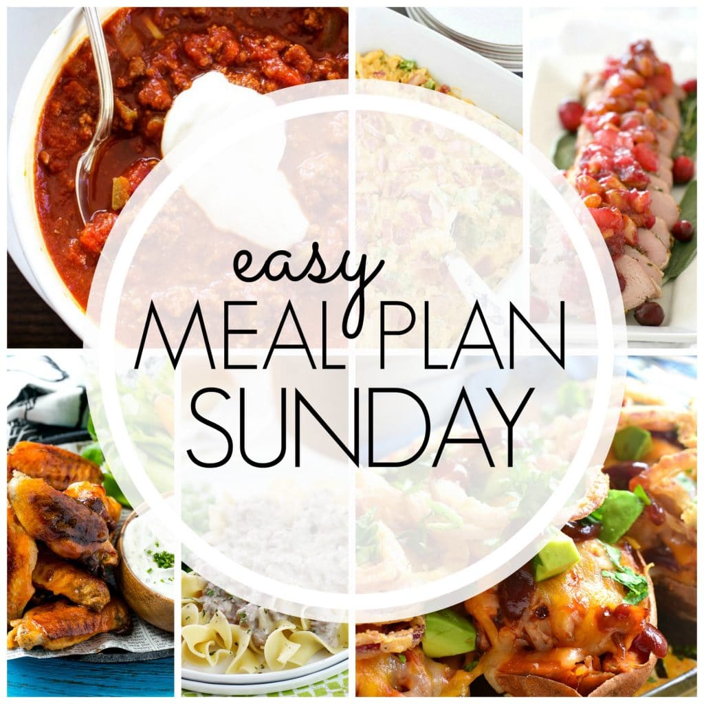 Easy Meal Plan Sunday - Week 78