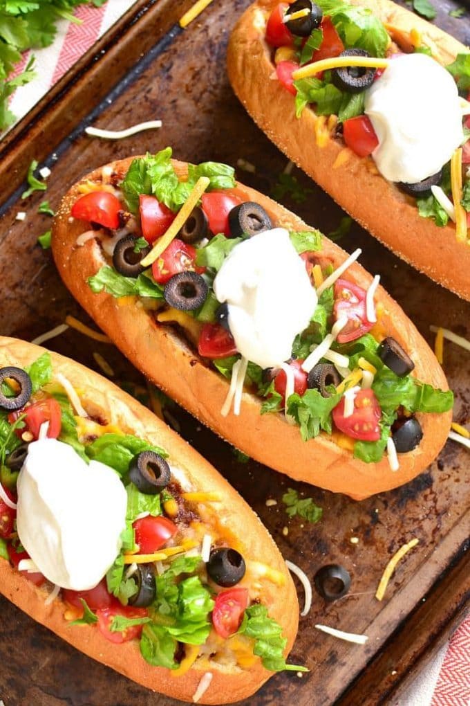French Bread Tacos