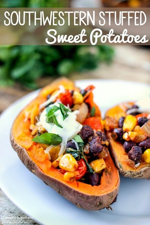 Southwestern Stuffed Sweet Potatoes