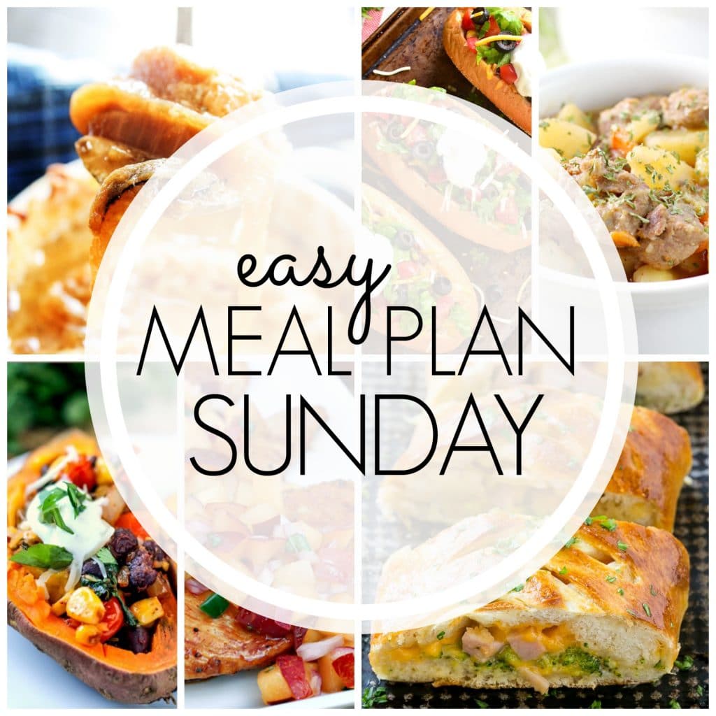 Easy Meal Plan Sunday - Week 79