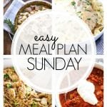 Easy Meal Plan Sunday - Week 82