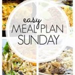 Easy Meal Plan Sunday - Week 84