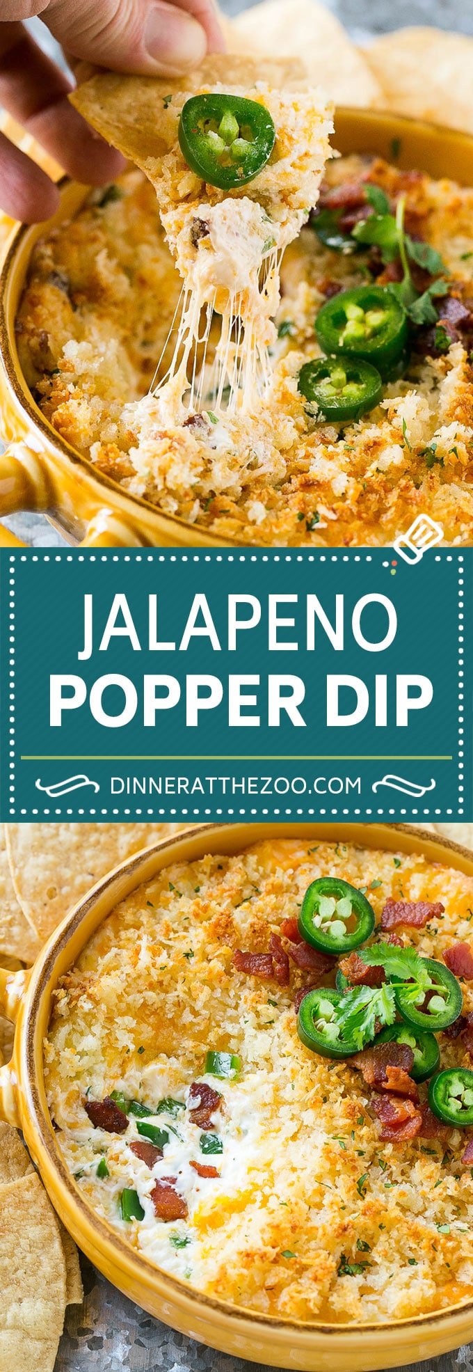 Jalapeno Popper Dip #jalapeno #dip #bacon #cheese #appetizer #edsug