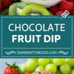 Chocolate Fruit Dip Recipe | Chocolate Dip | Dessert Dip #chocolate #dip #fruit #dessert #glutenfree #edsug
