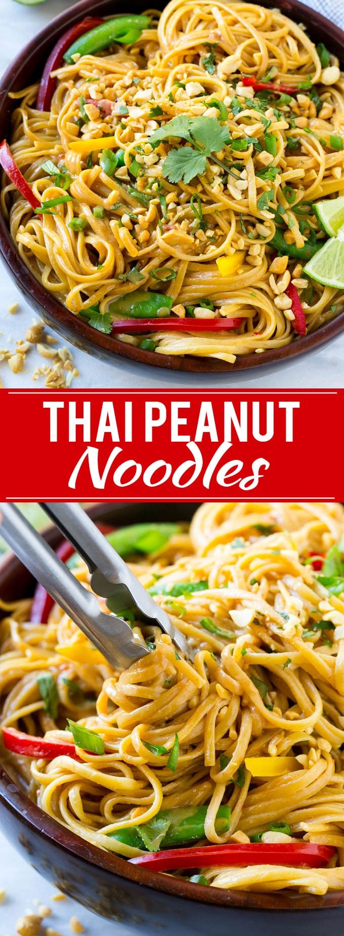 Thai Peanut Noodles Recipe | Asian Noodles | Thai Noodles | Peanut Sauce #noodles #thaifood #peanuts #vegetarian #dinner #lunch #edsug