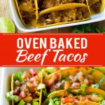 Oven Baked Beef Tacos Recipe | Crispy Beef Tacos | Beef Taco Recipe | Baked Taco Recipe