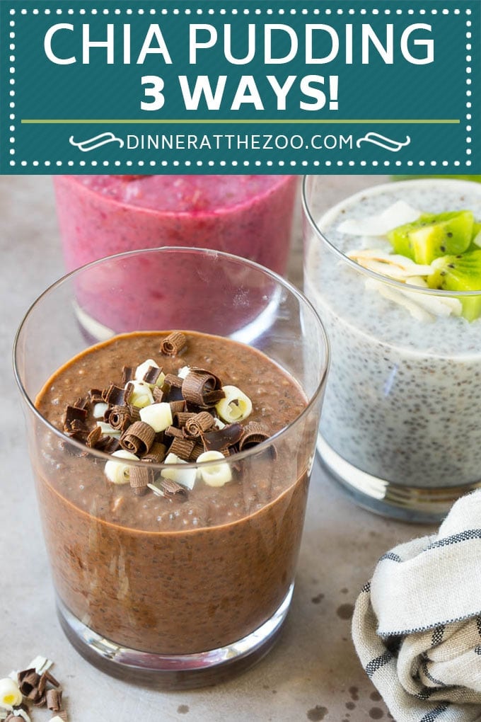 Chia Pudding Recipe | Chocolate Chia Pudding | Coconut Chia Pudding | Raspberry Chia Pudding #chia #pudding #breakfast #dessert #vegan #glutenfree #dairyfree #edsug