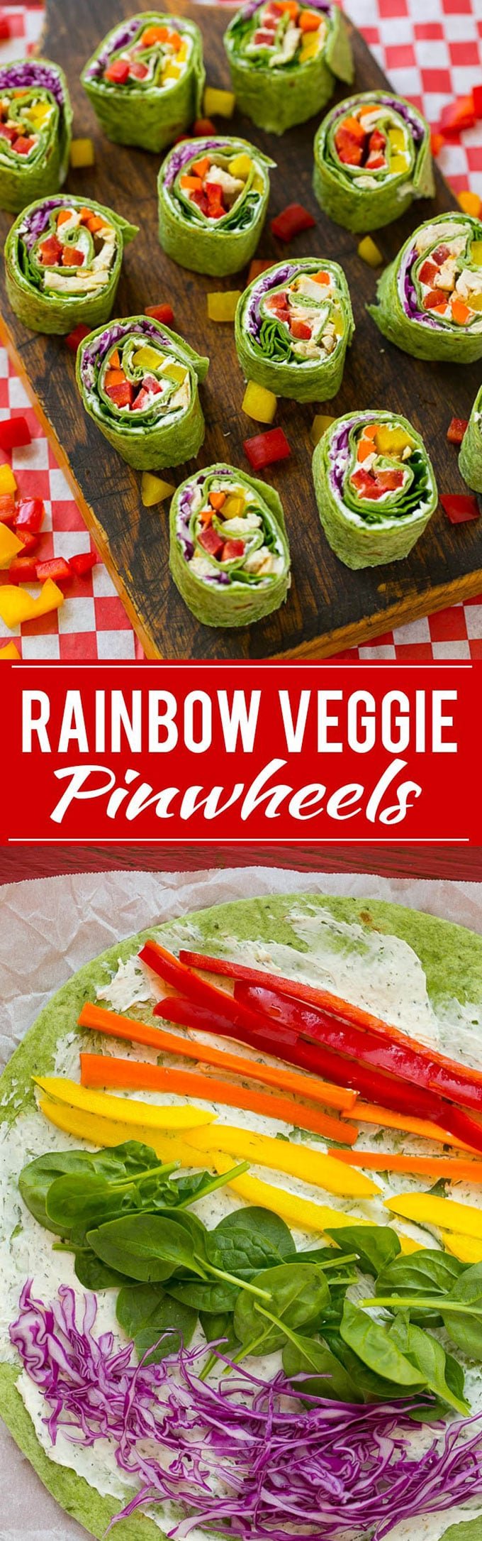 Rainbow Veggie Pinwheels Recipe | Veggie Pinwheels | Kids Lunch Recipe | Pinwheel Sandwich Recipe #pinwheels #wraps #sandwich #lunch #edsug #veggie