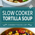 Slow Cooker Chicken Tortilla Soup Recipe | Chicken Soup Recipe | Slow Cooker Chicken Soup | Mexican Chicken Soup | Tortilla Soup Recipe #soup #tortillasoup #chickensoup #mexican #mexicansoup #dinner #edsug
