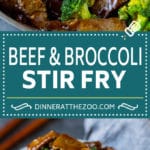 Beef and Broccoli Stir Fry Recipe #beef #broccoli #stirfry #healthy #dinner #edsug