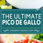 Pico de Gallo Recipe | Homemade Salsa Recipe | Salsa Fresca Recipe #salsa #salsafresca #picodegallo #snack #appetizer #edsug