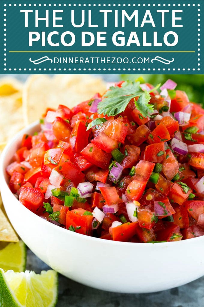 Pico de Gallo Recipe | Homemade Salsa Recipe | Salsa Fresca Recipe #salsa #salsafresca #picodegallo #snack #appetizer #edsug