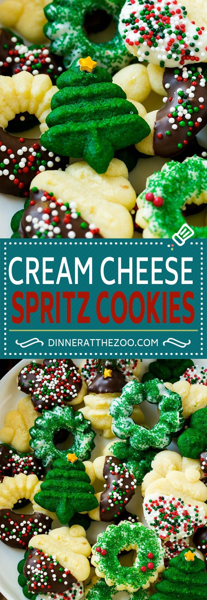 Cream Cheese Spritz Cookie Recipe | Butter Spritz Cookies | Best Spritz Cookies | Holiday Cookies | Christmas Cookies #cookies #christmas #baking #holiday #dessert #edsug